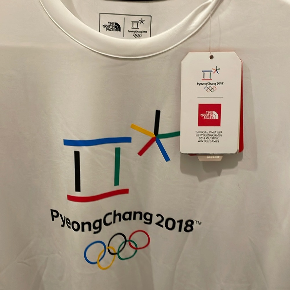 North face 2018 Olympics Tee. Pyeongchang 2018. Size XL.